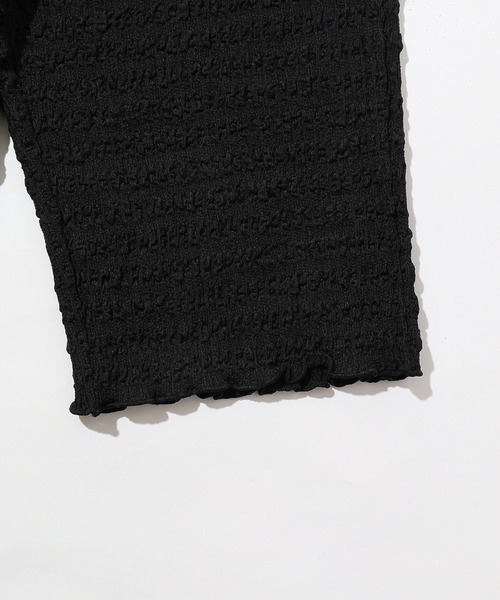 X-girl（エックスガール）の「LETTUCE EDGE LEGGINGS（その他パンツ・レディース・ブラック/ベージュ・S/M）」の21枚目の写真