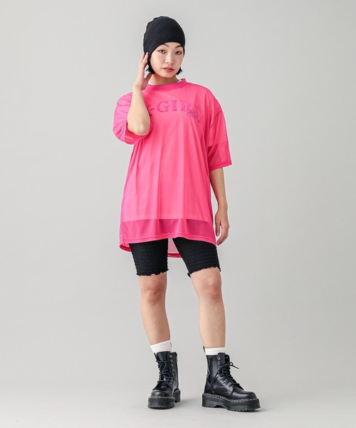 X-girl（エックスガール）の「LETTUCE EDGE LEGGINGS（その他パンツ・レディース・ブラック/ベージュ・S/M）」の13枚目の写真