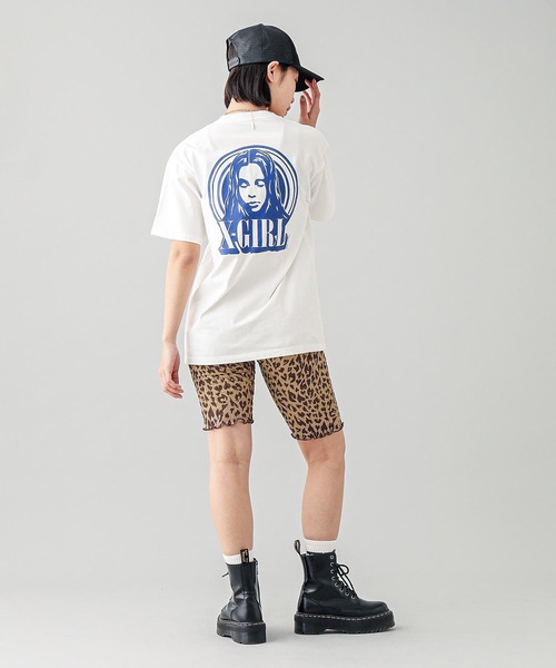 X-girl（エックスガール）の「LETTUCE EDGE LEGGINGS（その他パンツ・レディース・ブラック/ベージュ・S/M）」の8枚目の写真