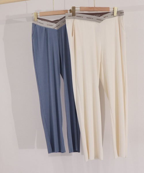 Miniministore（ミニミニストア）の「マタニティパンツローウエストワイドパンツ（スラックス・レディース・グレー/ブラック/アイボリー/グリーン/ブルー・L/XL）」の18枚目の写真