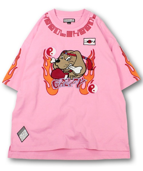 GALFY(ガルフィー)の「【GALFY/ガルフィー】鬼強ムエタイファイター Tee(Tシャツ/カットソー・メンズ・ホワイト/ピンク/ブラック・XL/L)」の21枚目の写真