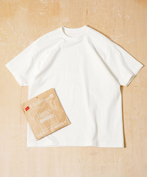 HANES（ヘインズ）の「”WEB限定” HANES (ヘインズ)T-SHIRT SHIRO