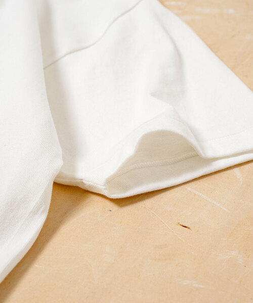 HANES(ヘインズ)の「”WEB限定” HANES (ヘインズ)T-SHIRT SHIRO / Tシャツ シロ HM1-X201(Tシャツ/カットソー・メンズ・ホワイト・MEDIUM/LARGE/X-LARGE)」の4枚目の写真