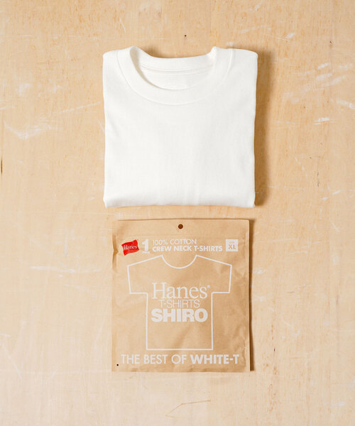 HANES(ヘインズ)の「”WEB限定” HANES (ヘインズ)T-SHIRT SHIRO / Tシャツ シロ HM1-X201(Tシャツ/カットソー・メンズ・ホワイト・MEDIUM/LARGE/X-LARGE)」の5枚目の写真