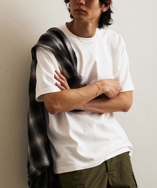 HANES(ヘインズ)の「”WEB限定” HANES (ヘインズ)T-SHIRT SHIRO / Tシャツ シロ HM1-X201(Tシャツ/カットソー・メンズ・ホワイト・MEDIUM/LARGE/X-LARGE)」の19枚目の写真