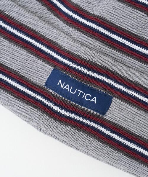 NAUTICA(ノーティカ)の「WEGO/NAUTICA STRIPS KNIT WATCH(ニットキャップ/ビーニー・レディース・グレー/ネイビー/ブラック・FREE)」の13枚目の写真