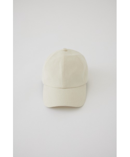 RIM.ARK(リムアーク)の「Linen cap(キャップ・レディース・アイボリー/ブラック・FREE)」の2枚目の写真