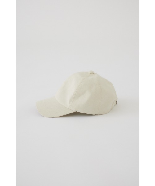 RIM.ARK(リムアーク)の「Linen cap(キャップ・レディース・アイボリー/ブラック・FREE)」の6枚目の写真