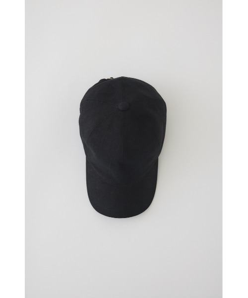 RIM.ARK(リムアーク)の「Linen cap(キャップ・レディース・アイボリー/ブラック・FREE)」の15枚目の写真