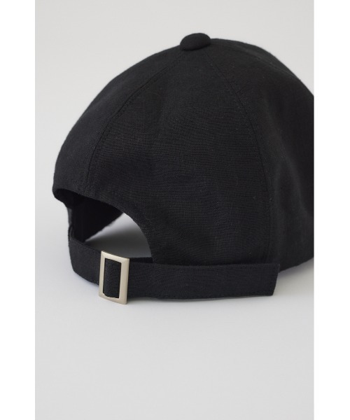 RIM.ARK(リムアーク)の「Linen cap(キャップ・レディース・アイボリー/ブラック・FREE)」の14枚目の写真