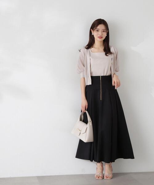 PROPORTION BODY DRESSING(プロポーションボディドレッシング)の「コルセット風フレアスカート / 1214120417(スカート・レディース・ブルー/ブラック/ホワイト系その他・SMALL/MEDIUM)」の3枚目の写真