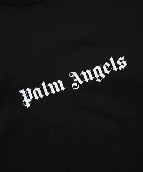 Palm Angels(パームエンジェルス)の「LOGO SLIM TEE(Tシャツ/カットソー・メンズ・ブラック×ホワイト・M/L)」の4枚目の写真