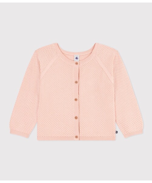 【セール】コットンニットカーディガン（カーディガン/ボレロ）｜PETIT BATEAU（プチバトー）