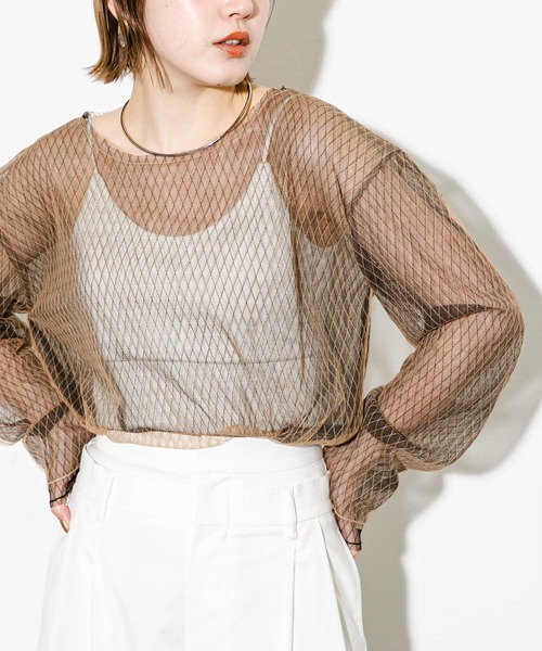 ファセッタズム チュールカットソー FACETASM（ファセッタズム） tシャツ FACETASM/ファセッタズム/THRMAL