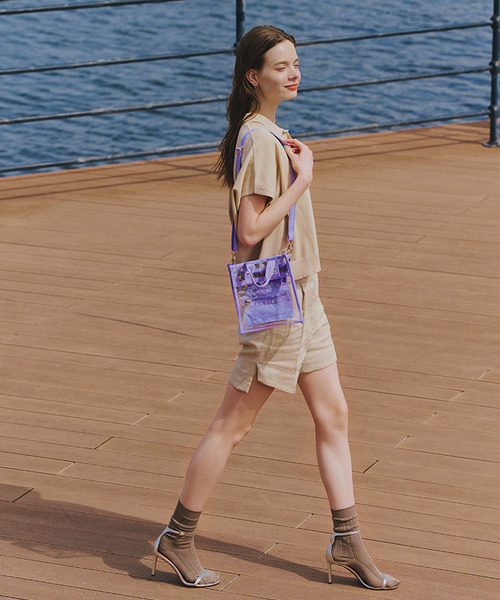 LeSportsac レスポートサック　クリアショルダーバッグ LeSportsac（レスポートサック）の「CLEAR MINI N/S TOTE クリア