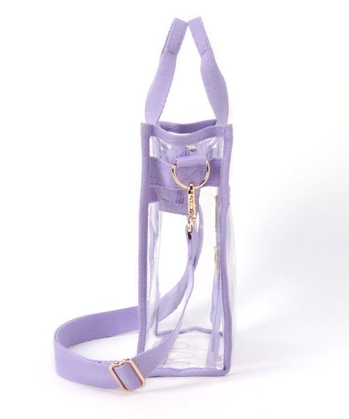 LeSportsac（レスポートサック）の「CLEAR MINI N/S TOTE クリア