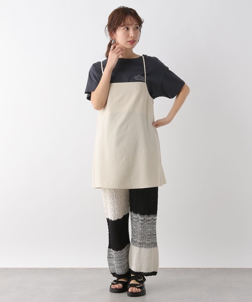 LEPSIM(レプシィム)の「キャミチュニック 109904(キャミソール・レディース・カーキ/チャコールグレー/ベージュ系その他・FREE)」の9枚目の写真