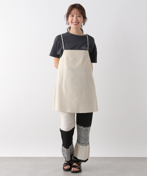 LEPSIM(レプシィム)の「キャミチュニック 109904(キャミソール・レディース・カーキ/チャコールグレー/ベージュ系その他・FREE)」の10枚目の写真