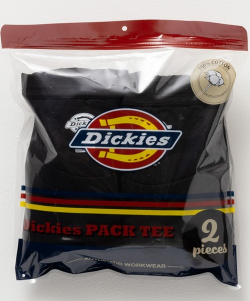 Dickies(ディッキーズ)の「DICKIES 2P クルーネックパックTEE(Tシャツ/カットソー・メンズ・グレー/ブラック/ホワイト・XXL/XL/L/M/S)」の2枚目の写真