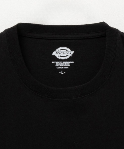 Dickies(ディッキーズ)の「DICKIES 2P クルーネックパックTEE(Tシャツ/カットソー・メンズ・グレー/ブラック/ホワイト・XXL/XL/L/M/S)」の8枚目の写真