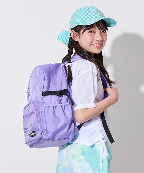 by LOVEiT(バイラビット)の「マルチポケットデイバッグ(バックパック/リュック・キッズ・ブラック/ラベンダー・FREE)」の16枚目の写真