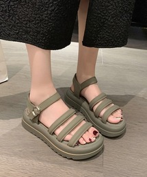 厚底サンダル スポーツサンダル 韓国風