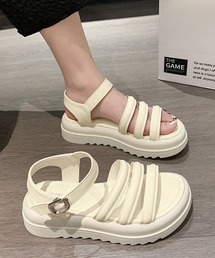 厚底サンダル スポーツサンダル 韓国風
