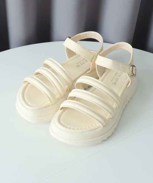 Miniministore(ミニミニストア)の「厚底サンダル スポーツサンダル 韓国風(サンダル・レディース・ブラック/アイボリー/カーキ・23.5cm/23.0cm/22.5cm/25.0cm/24.5cm/24.0cm)」の14枚目の写真