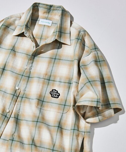 FREAK'S STORE（フリークスストア）の「The Crema Club/ザ クレマ クラブ 【別注】 オンブレ チェック シャツ（シャツ/ブラウス・メンズ・ブラック/オフホワイト・MEDIUM/LARGE）」の14枚目の写真