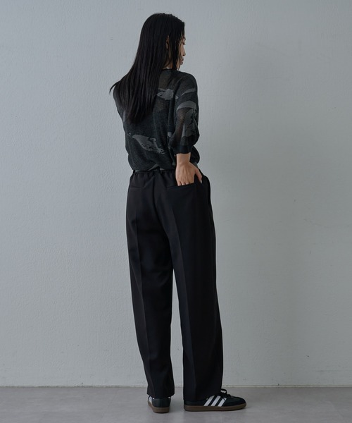 COLONY 2139（コロニートゥーワンスリーナイン）の「透かし編み柄ニットプルオーバー（ニット/セーター・メンズ・ブルー/ブラック・MEDIUM/LARGE）」の12枚目の写真