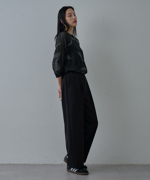 COLONY 2139（コロニートゥーワンスリーナイン）の「透かし編み柄ニットプルオーバー（ニット/セーター・メンズ・ブルー/ブラック・MEDIUM/LARGE）」の11枚目の写真