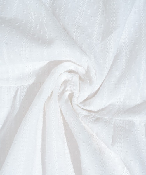 flower（フラワー）の「サマリーフリルトップ（シャツ/ブラウス・レディース・ブラック/ホワイト・FREE）」の7枚目の写真