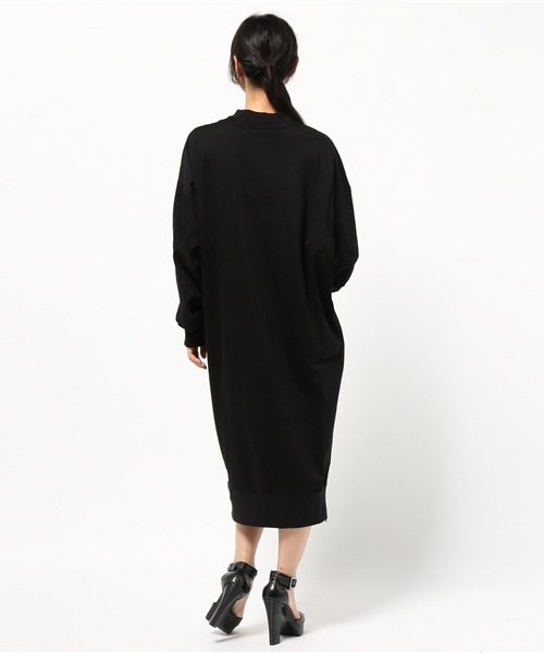 JOHN LAWRENCE SULLIVAN（ジョンローレンスサリバン）の「LONG PULLOVER DRESS（ワンピース・レディース・グレー/ネイビー/ホワイト/ブラック・ONE SIZE）」の11枚目の写真