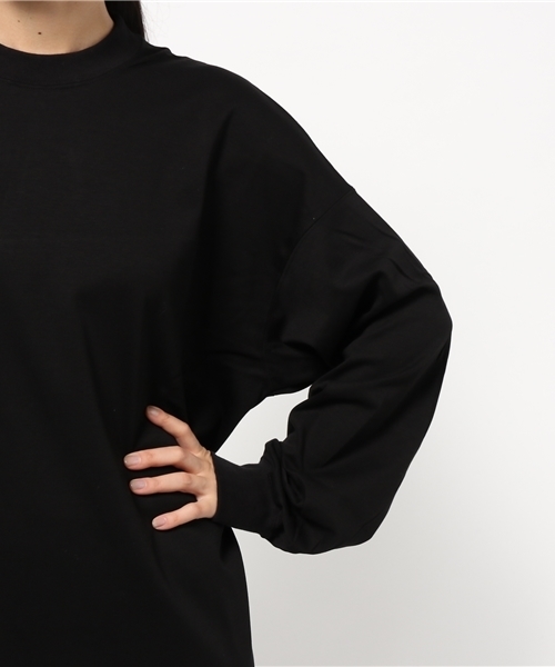 JOHN LAWRENCE SULLIVAN（ジョンローレンスサリバン）の「LONG PULLOVER DRESS（ワンピース・レディース・グレー/ネイビー/ホワイト/ブラック・ONE SIZE）」の5枚目の写真