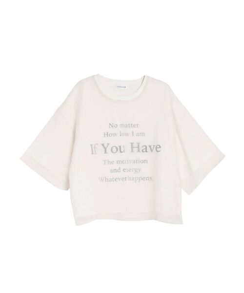 シアーレイヤードトップス（Tシャツ/カットソー）｜SEN TOKYO