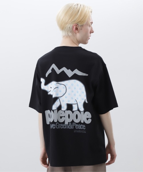 MANASTASH(マナスタッシュ)の「MANASTASH/マナスタッシュ/CiTee POLEPOLE/シティーポレポレ(Tシャツ/カットソー・メンズ・ターコイズブルー/ブラック/ホワイト・M/L/XL/S)」の2枚目の写真
