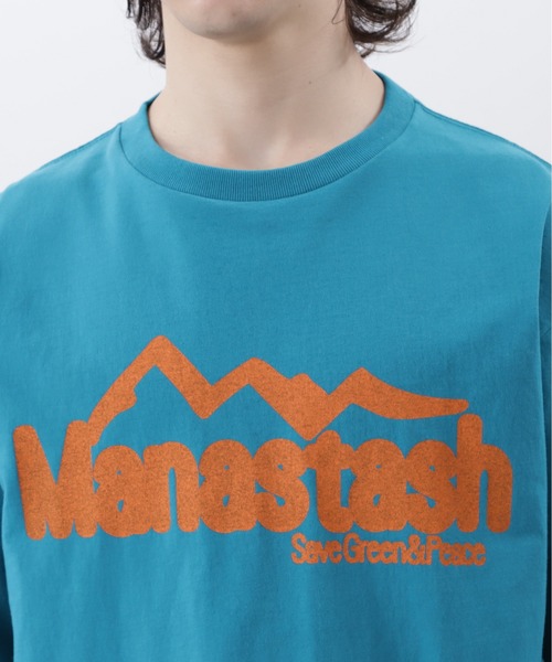 MANASTASH(マナスタッシュ)の「MANASTASH/マナスタッシュ/CiTee POLEPOLE/シティーポレポレ(Tシャツ/カットソー・メンズ・ターコイズブルー/ブラック/ホワイト・M/L/XL/S)」の9枚目の写真
