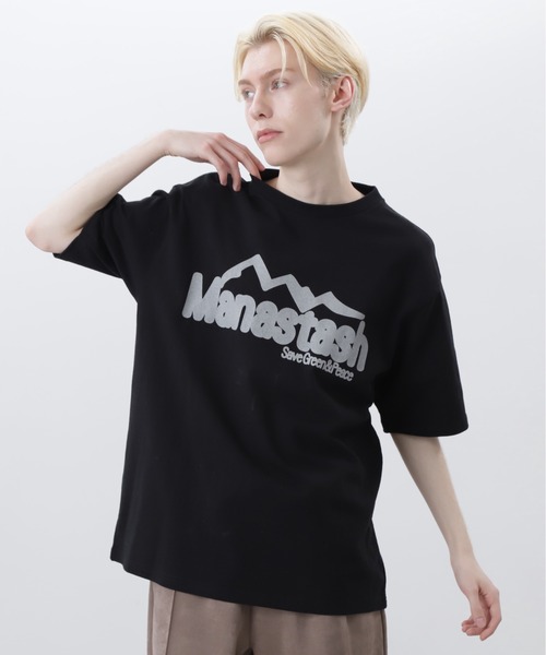 MANASTASH(マナスタッシュ)の「MANASTASH/マナスタッシュ/CiTee POLEPOLE/シティーポレポレ(Tシャツ/カットソー・メンズ・ターコイズブルー/ブラック/ホワイト・M/L/XL/S)」の18枚目の写真
