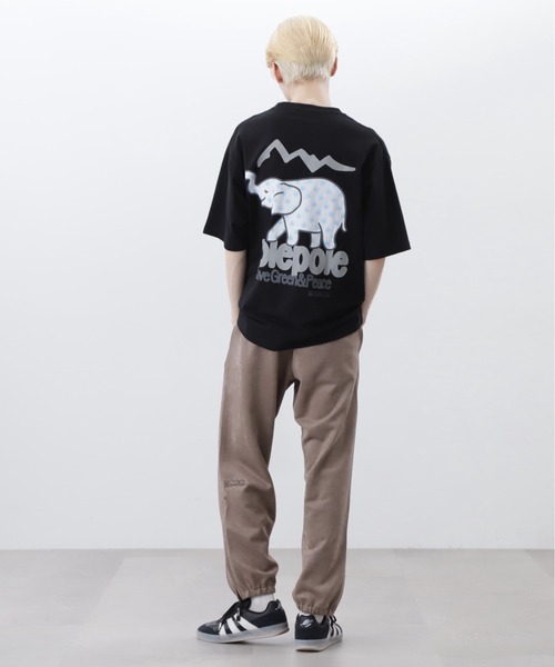 MANASTASH(マナスタッシュ)の「MANASTASH/マナスタッシュ/CiTee POLEPOLE/シティーポレポレ(Tシャツ/カットソー・メンズ・ターコイズブルー/ブラック/ホワイト・M/L/XL/S)」の20枚目の写真