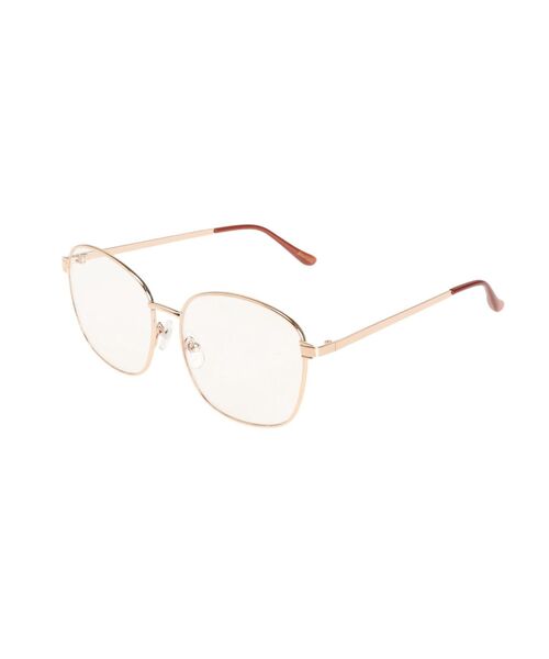 jouetie(ジュエティ)の「メタルフレームスクエアグラス(サングラス・レディース・シルバー/グリーン/ゴールド・FREE)」の9枚目の写真