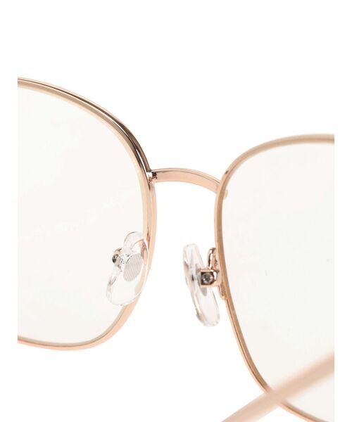 jouetie(ジュエティ)の「メタルフレームスクエアグラス(サングラス・レディース・シルバー/グリーン/ゴールド・FREE)」の10枚目の写真