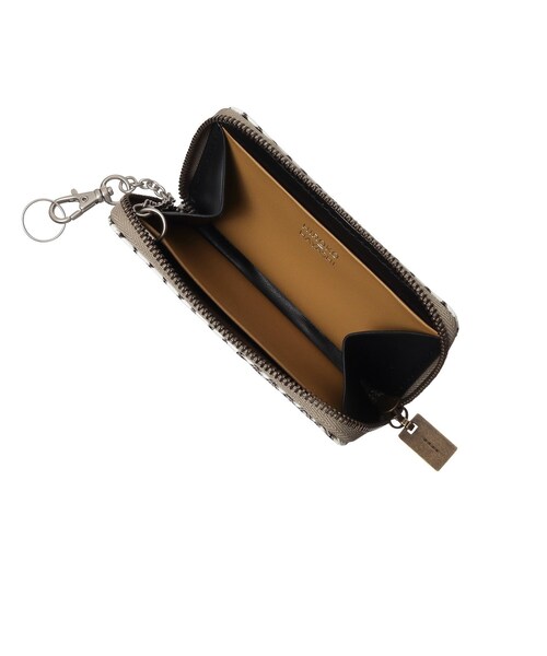 HIROKO HAYASHI（ヒロコハヤシ）の「OTTICA（オッティカ）キーケース（キーケース/キーアクセサリー・レディース・アイボリー/ブラウン系その他・00）」の3枚目の写真