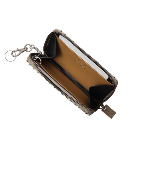 HIROKO HAYASHI（ヒロコハヤシ）の「OTTICA（オッティカ）キーケース（キーケース/キーアクセサリー・レディース・アイボリー/ブラウン系その他・00）」の4枚目の写真