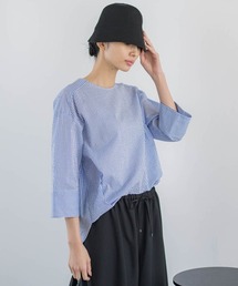 【WEB別注】エアーリップルブラウス≪洗濯機で洗える≫