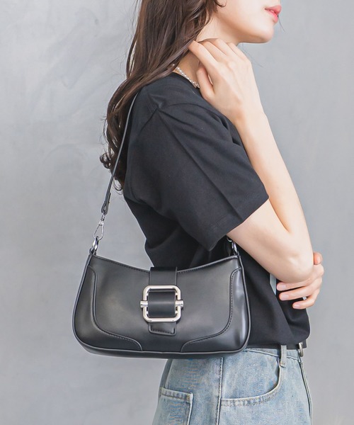 madrepadre(マドレパドレ)の「バッグ ミニ ショルダーバッグ ハンドバッグ 2WAY 鞄(ショルダーバッグ・レディース・ブラック/ホワイト/シルバー・FREE)」の3枚目の写真