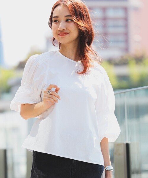 美品♡マルティニーク♡シャーリングインナー♡オフホワイト 