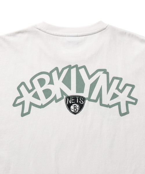 【新品】NBA 開幕戦 限定 ブルックリンネッツ Tシャツ ホワイト セール】NBA「BROOKLYN NETS」：NBA別注 ブルックリンネッツ T