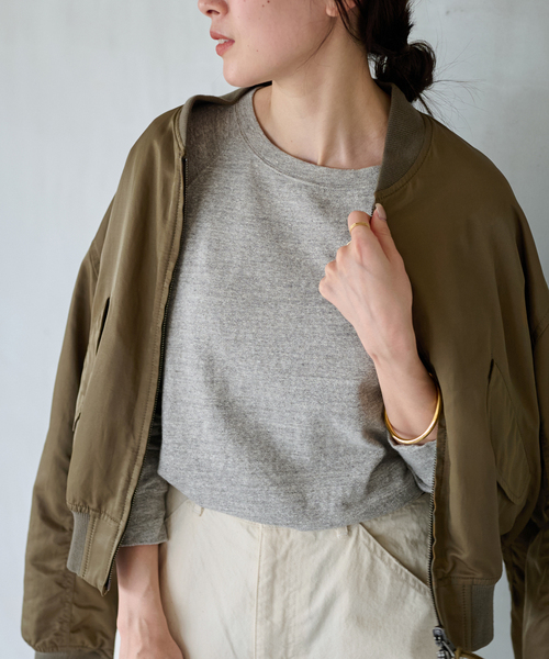 FRAMeWORK（フレームワーク）の「≪追加≫NEWスラブベアテンプルオーバー（Tシャツ/カットソー・レディース・グレー/ホワイト/ベージュ/ブラック・FREE）」の3枚目の写真