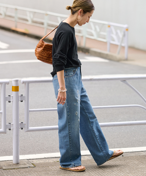 FRAMeWORK（フレームワーク）の「≪追加≫NEWスラブベアテンプルオーバー（Tシャツ/カットソー・レディース・グレー/ホワイト/ベージュ/ブラック・FREE）」の11枚目の写真