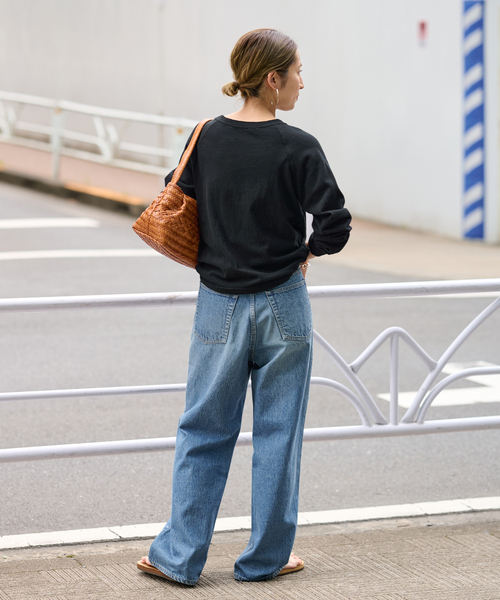 FRAMeWORK（フレームワーク）の「≪追加≫NEWスラブベアテンプルオーバー（Tシャツ/カットソー・レディース・グレー/ホワイト/ベージュ/ブラック・FREE）」の12枚目の写真